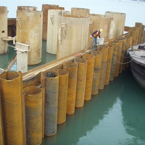 湖北钢护筒现场安装